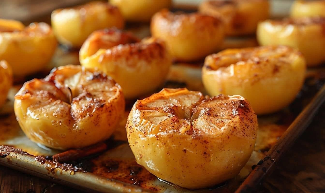 Recette facile et rapide pour des pommes au four croustillantes et savoureuses