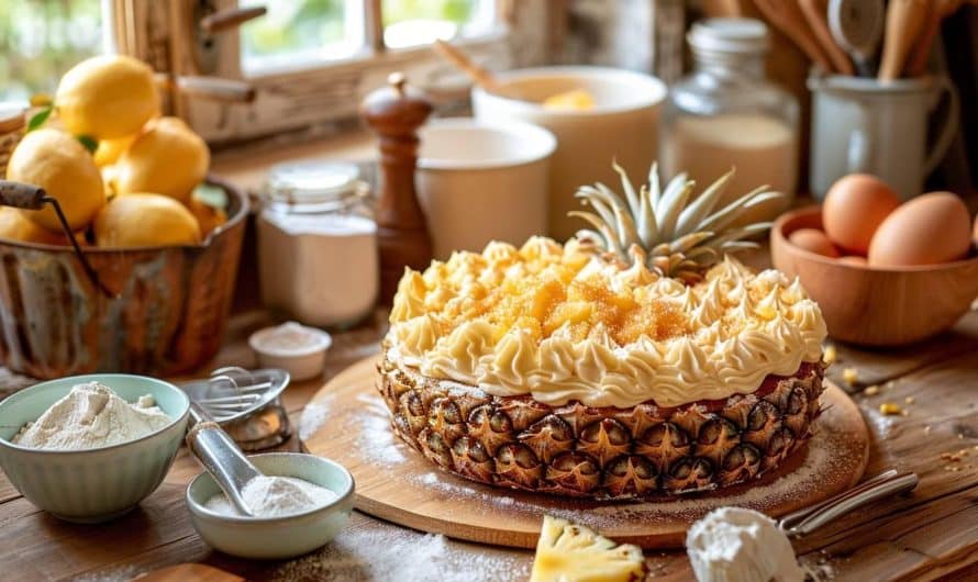Recette facile et délicieuse pour un gâteau ananas moelleux à la perfection