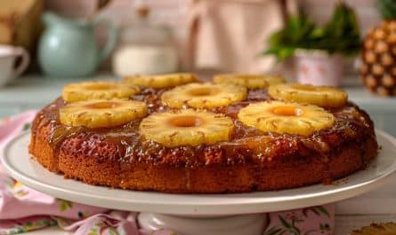 Recette facile et rapide pour un gâteau à l'ananas moelleux et délicieux