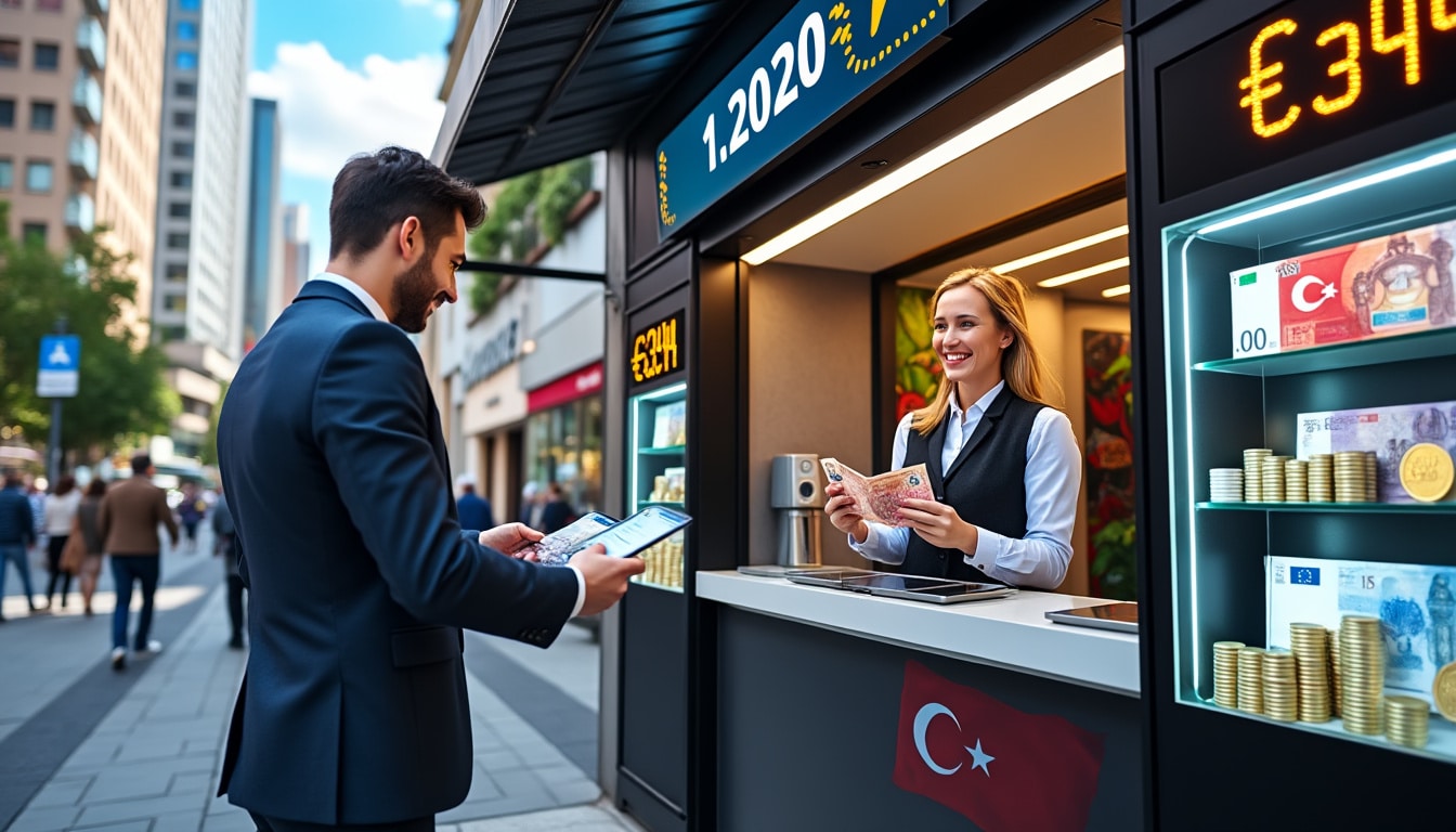 découvrez comment convertir facilement des livres turques en euros grâce à nos outils pratiques et nos conseils d'experts. simplifiez vos transactions et restez informé des taux de change actuels.