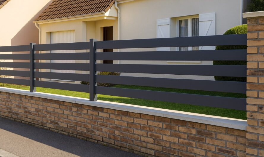 Clôture design en aluminium : une alliance parfaite entre esthétique et durabilité