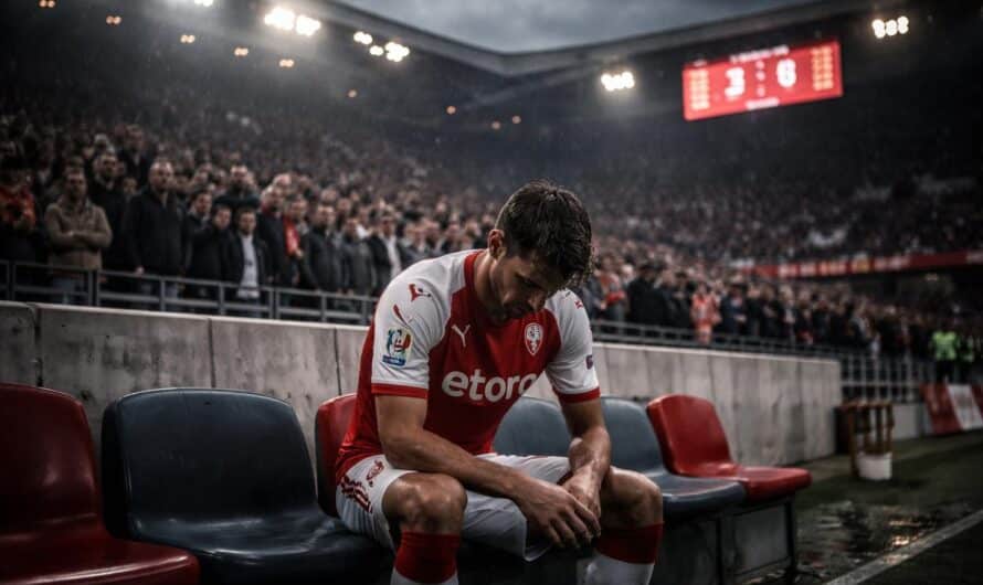 Ligue 1 : Monaco en pleine tourmente – 4 défaites consécutives, mécontentement des supporters et chiffres alarmants d&rsquo;une crise profonde