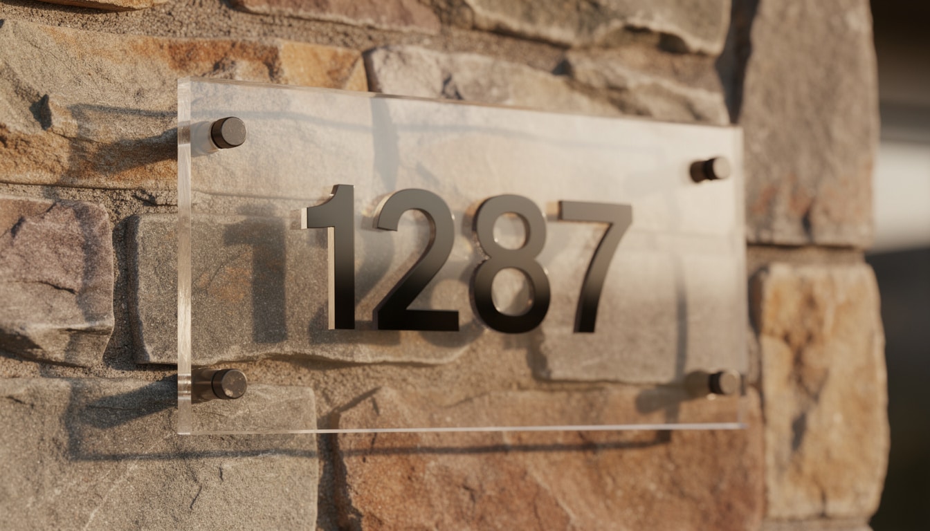 découvrez nos conseils pratiques pour choisir et installer une plaque d'adresse en plexi, alliant élégance et durabilité pour embellir votre extérieur.