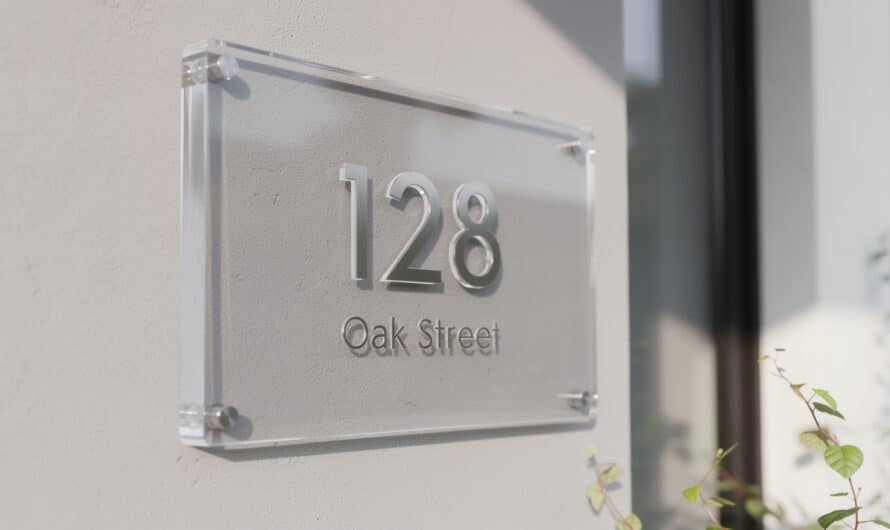 Plaque d&rsquo;adresse en plexi : nos conseils