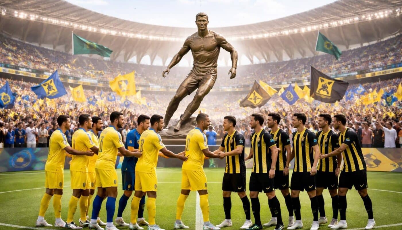 découvrez comment al-nassr et al-ittihad en arabie saoudite s'unissent pour célébrer l'héritage exceptionnel de cristiano ronaldo dans le football.