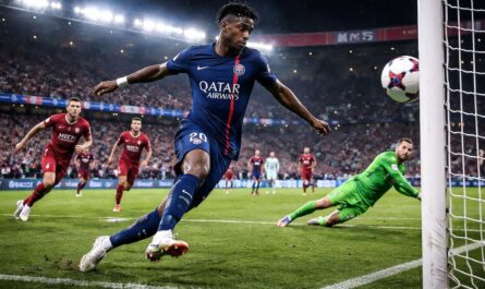suivez le live du match psg-metz : barcola ouvre le score avant la mi-temps et permet au psg de creuser l'écart.