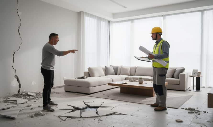 Dégâts causés par des travaux chez soi : qui est responsable