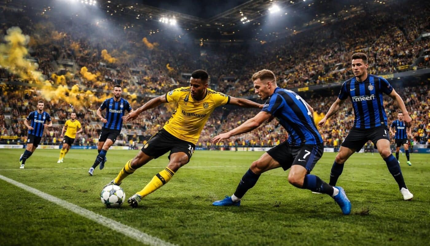 suivez en direct le match aller des barrages de la ligue des champions entre dortmund et l'atalanta. vivez chaque action et les moments forts de ce choc intense.