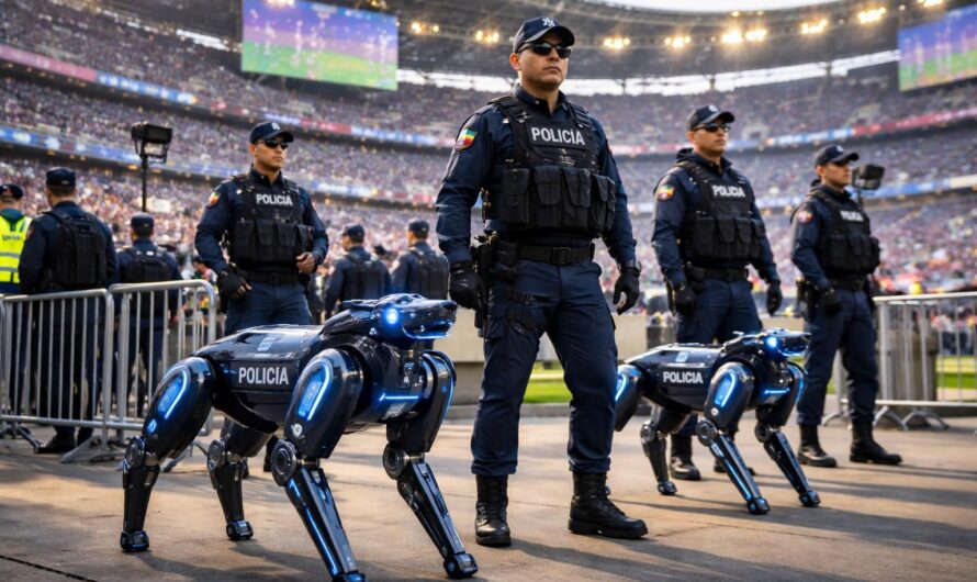 Mondial 2026 : La police mexicaine déploie des chiens-robots pour sécuriser les événements en cas d&rsquo;incidents
