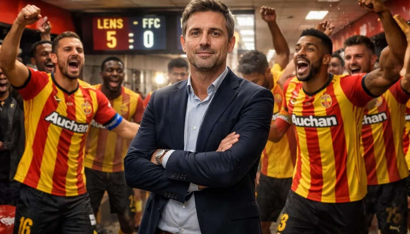 découvrez comment pierre sage incarne une ambition forte et comment les lensois affichent une détermination renforcée suite à leur victoire écrasante contre le pfc.