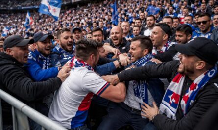 découvrez comment strasbourg a géré la bagarre en tribune lors du match contre l'ol, après l'hommage émouvant rendu à quentin deranque par le club alsacien.