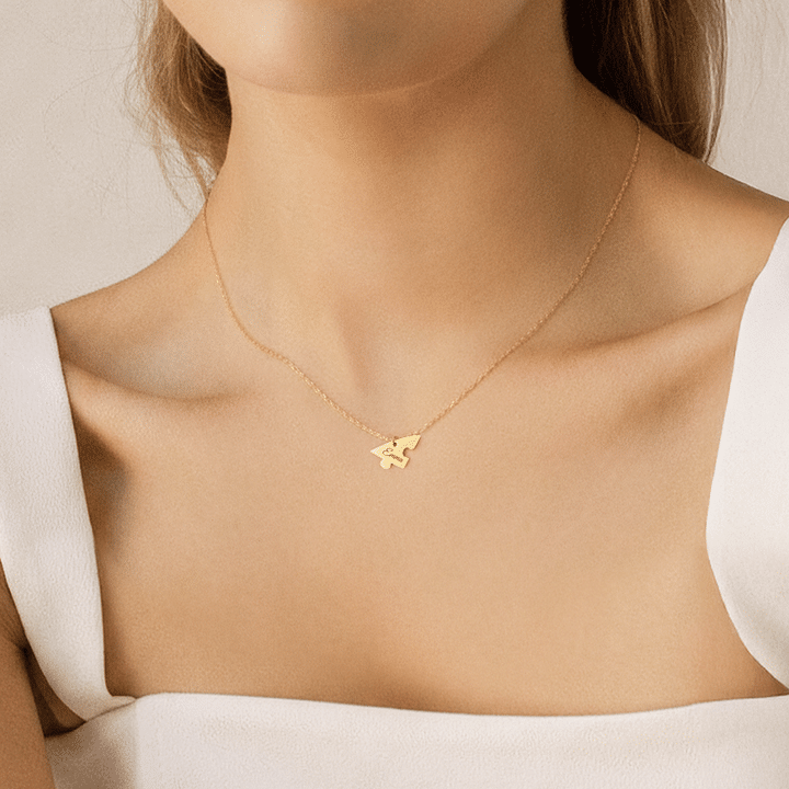 Bijou simple avec symbole familial