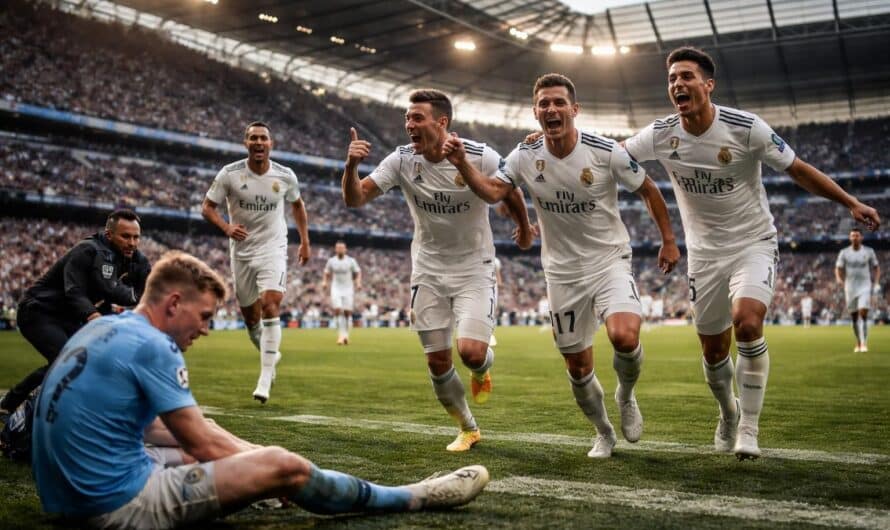 DIRECT : Manchester City à dix contre Real Madrid, les Madrilènes prennent un net avantage