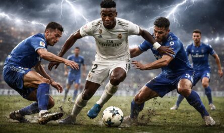 suivez en direct le choc entre real madrid et getafe, un match intense ponctué par les éclairs de génie de vinicius et de nombreuses fautes qui ont rythmé ce duel fracturé.