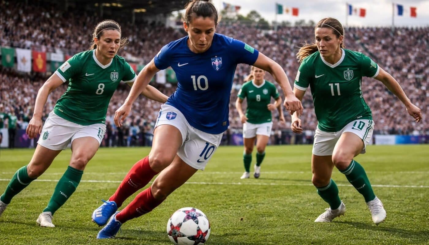 suivez en direct le match irlande-france : les bleues secouées mais déterminées à relever le défi et à montrer leur force sur le terrain.