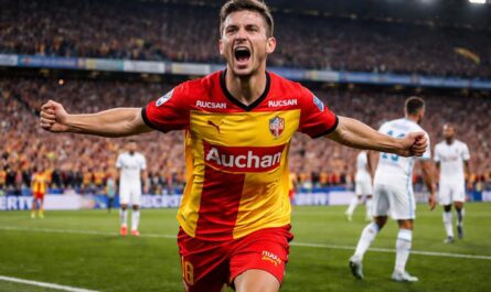 suivez en direct le match ol-lens avec thauvin qui donne l'avantage aux sang et or en ouvrant le score. tous les moments forts et les réactions live.