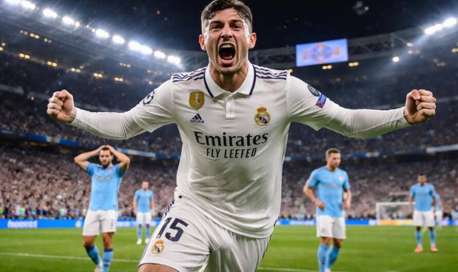 EN DIRECT : Valverde signe un triplé spectaculaire, le Real Madrid fait chavirer Manchester City