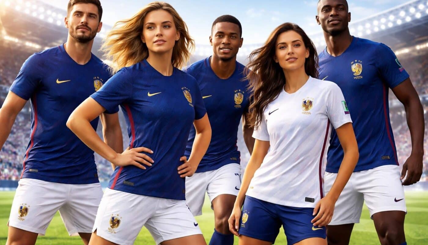découvrez les maillots officiels de l'équipe de france pour la coupe du monde 2026. soutenez les bleus avec style et authenticité grâce à notre sélection exclusive.