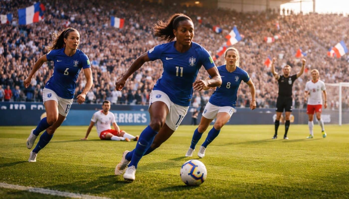découvrez comment les bleues, grâce à leur supériorité numérique, ont franchi un pas décisif vers la victoire face à la pologne dans ce match passionnant.