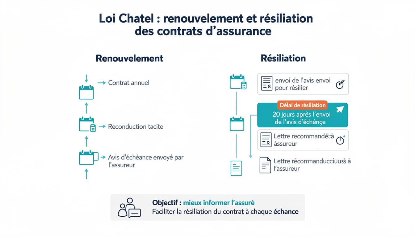 découvrez les délais à respecter et les pièges à éviter avec la loi chatel en assurance pour mieux protéger vos droits.