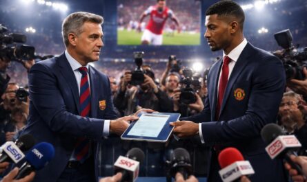 suivez en direct le mercato avec la dernière offre du fc barcelone à manchester united pour s'attacher les services de marcus rashford.