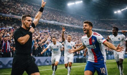découvrez les décisions arbitrales contestées qui ont attisé la colère des supporters lyonnais lors du match om-ol.
