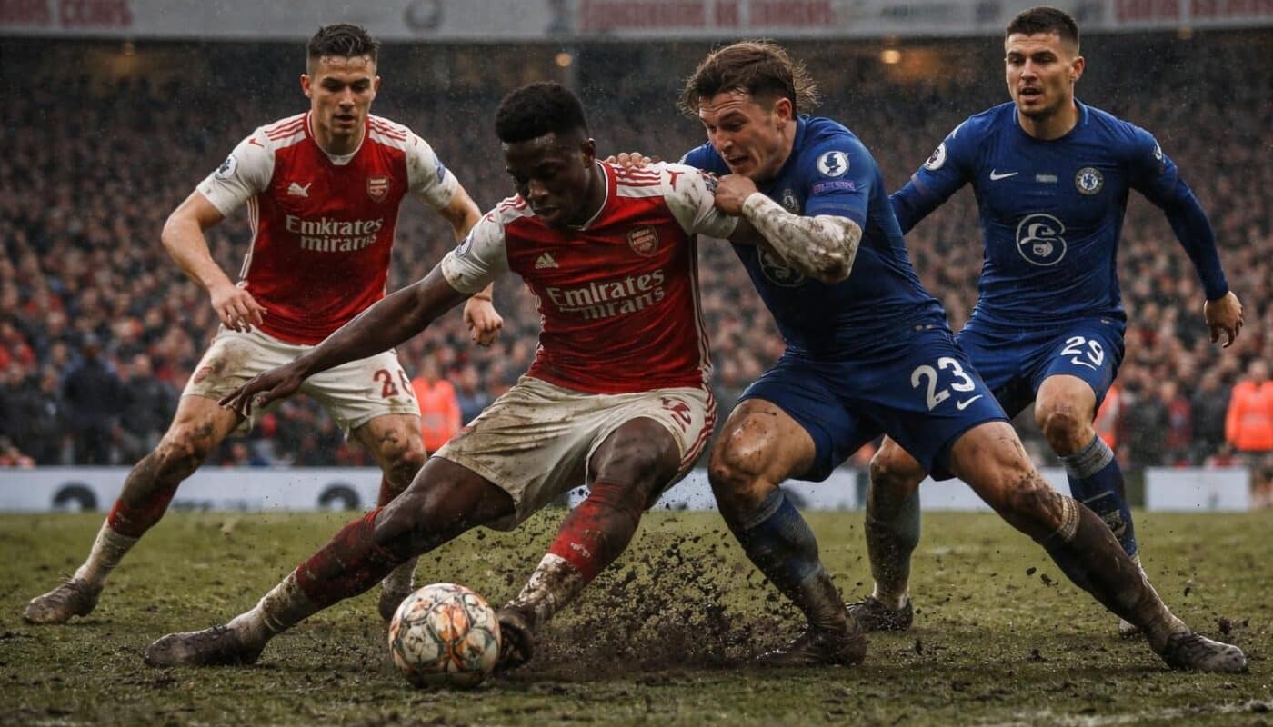 un duel intense entre arsenal et chelsea marqué par un jeu peu esthétique soulève la question : le football moderne est-il en train de perdre son spectacle attractif pour devenir morose ?