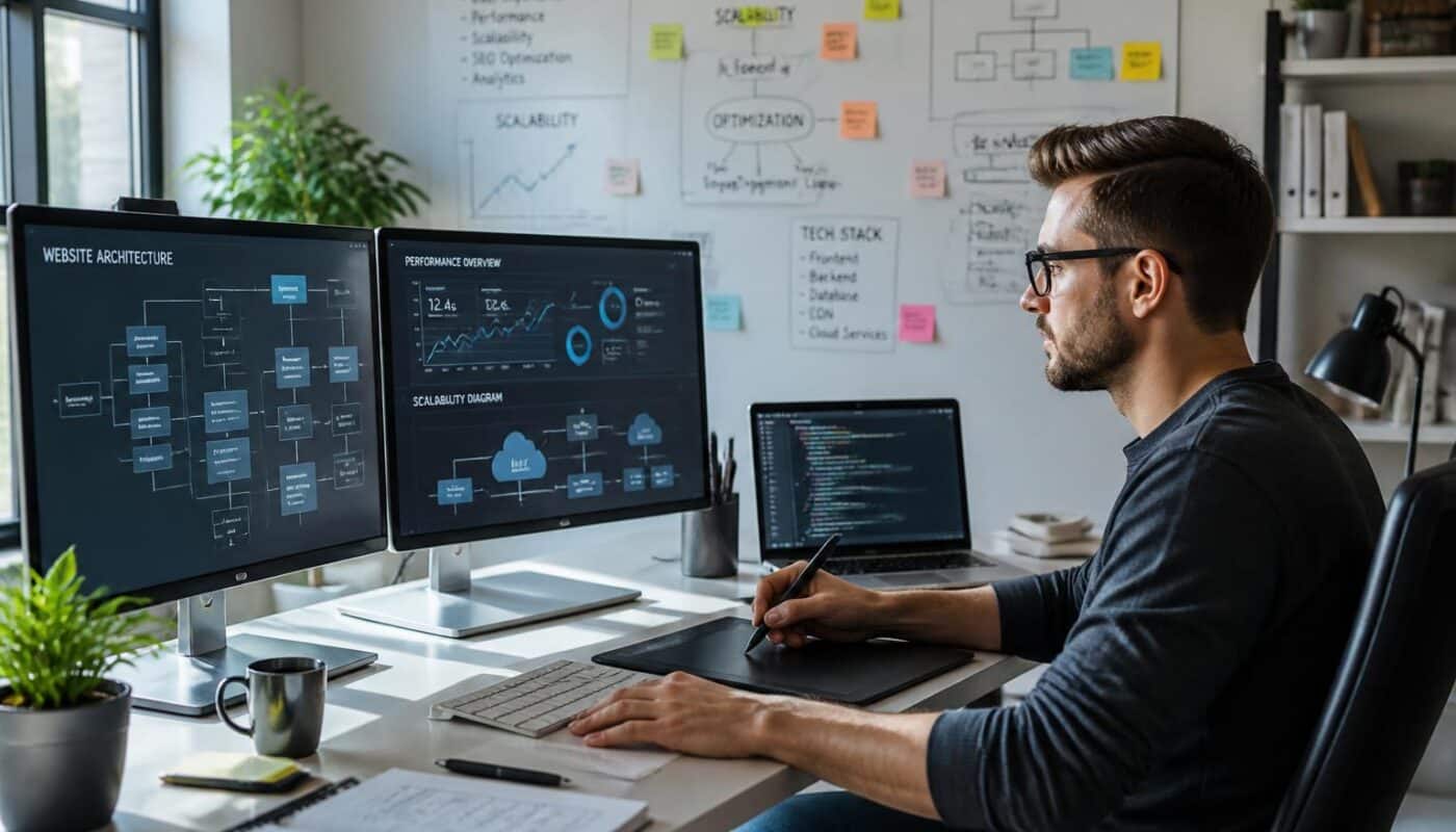découvrez comment un architecte web conçoit des sites performants et scalables, garantissant une croissance optimale et une expérience utilisateur exceptionnelle.