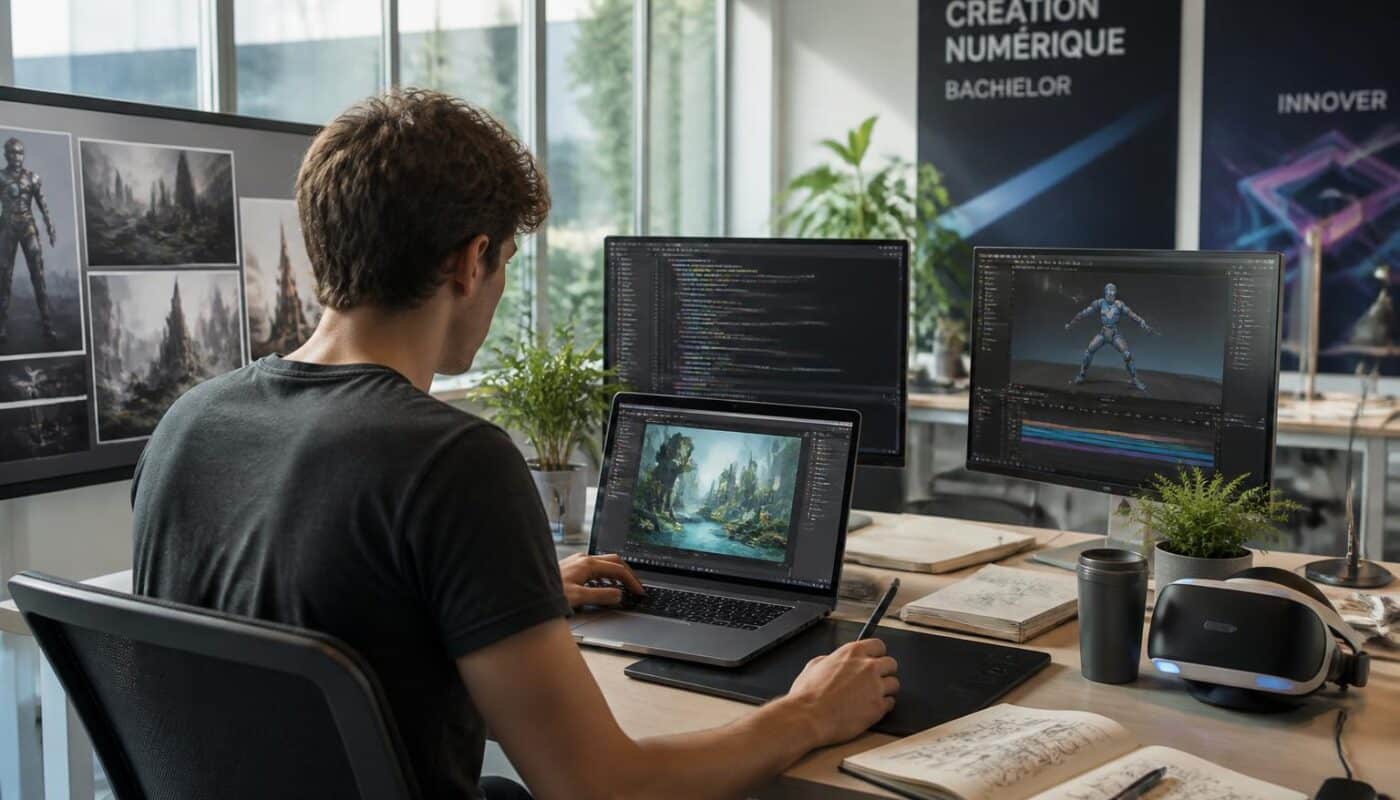 découvrez le bachelor en création numérique, une formation spécialisée pour maîtriser les outils et techniques du secteur digital et lancer votre carrière dans le numérique.