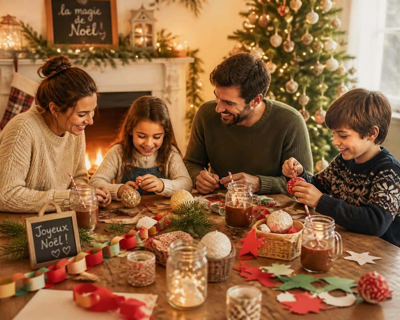 d&eacute;couvrez des projets de bricolage de no&euml;l amusants et faciles &agrave; r&eacute;aliser pour toute la famille, parfaits pour partager des moments cr&eacute;atifs et festifs ensemble.