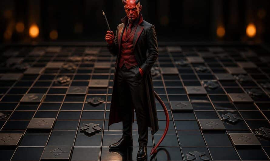 Comme un diable mots fléchés