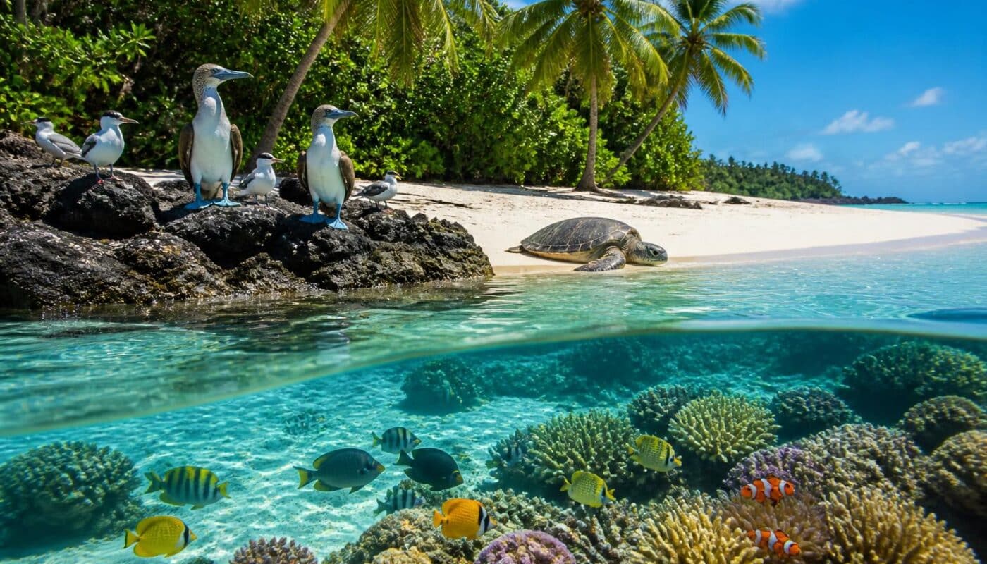 découvrez la richesse et la diversité de la faune en polynésie française, des espèces marines colorées aux oiseaux exotiques uniques de cette région paradisiaque.