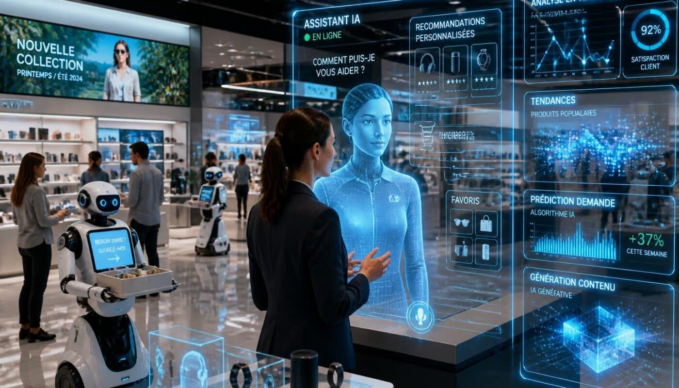 découvrez comment l'intelligence artificielle révolutionne le commerce électronique en optimisant l'expérience client, personnalisant les offres et améliorant la gestion des stocks.
