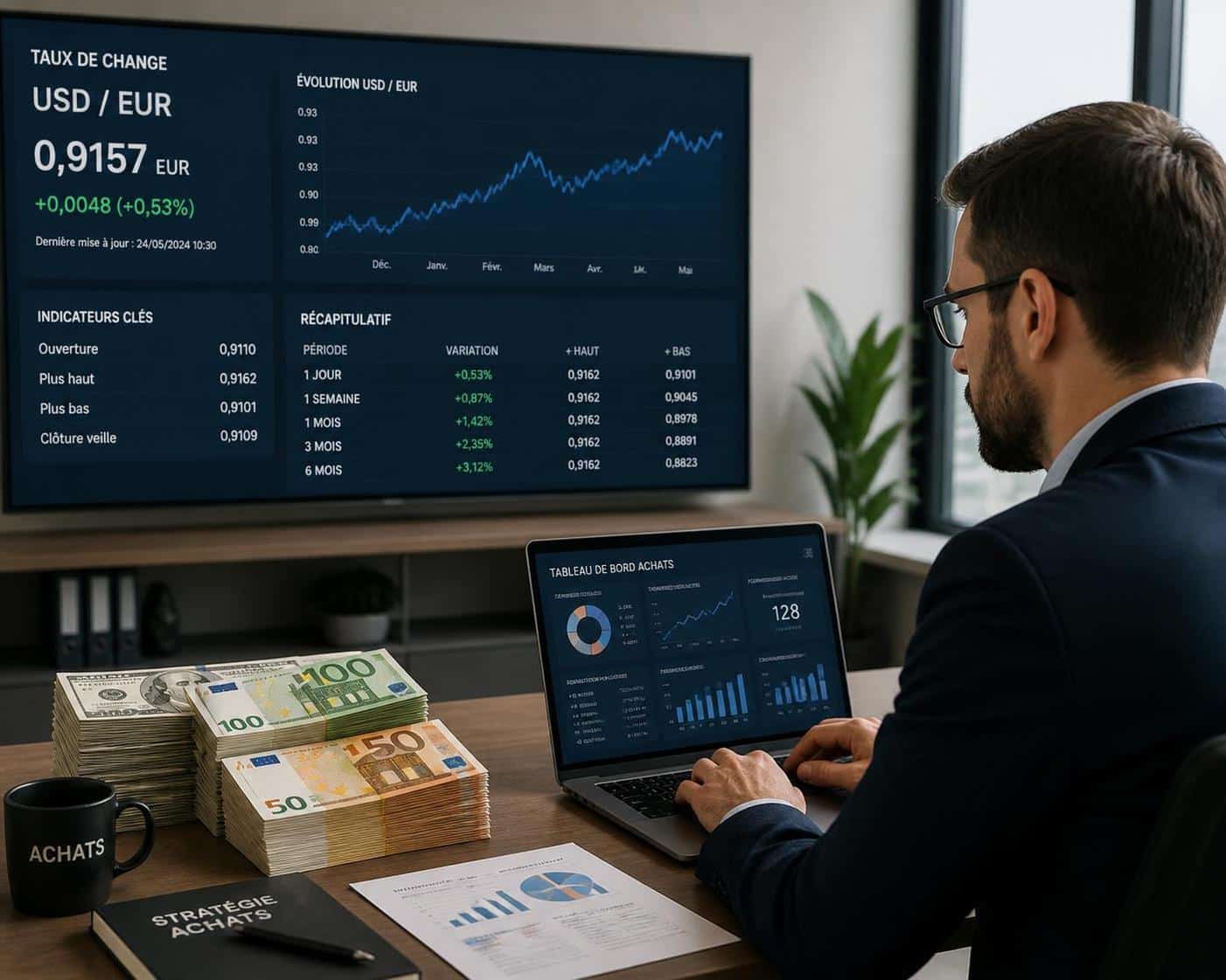 convertissez facilement vos dollars am&eacute;ricains (usd) en euros (eur) avec notre outil rapide et pr&eacute;cis. obtenez le taux de change actuel et effectuez vos conversions en quelques clics.