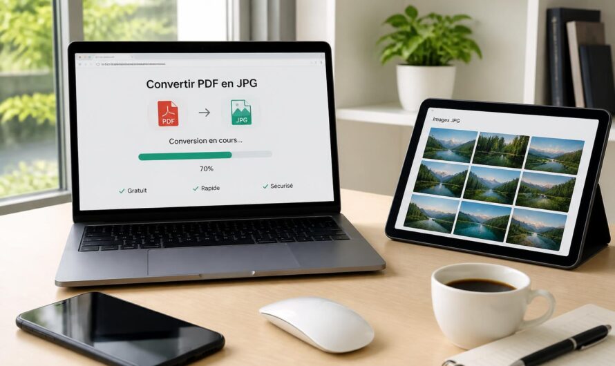 Convertir un PDF en JPG gratuitement sans inscription