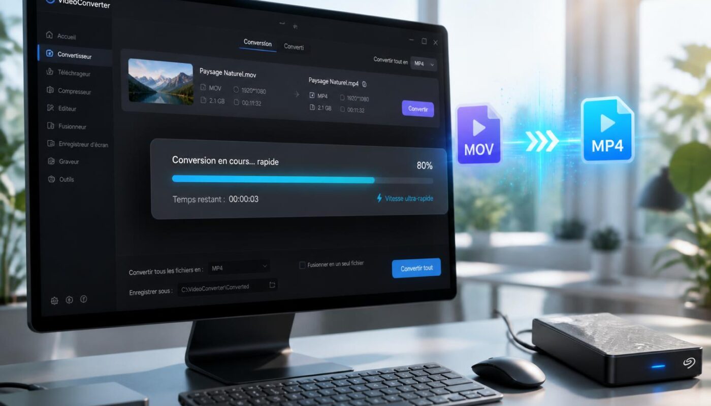apprenez à convertir facilement vos fichiers mov en mp4 rapidement et sans aucune perte de qualité grâce à nos méthodes simples et efficaces.