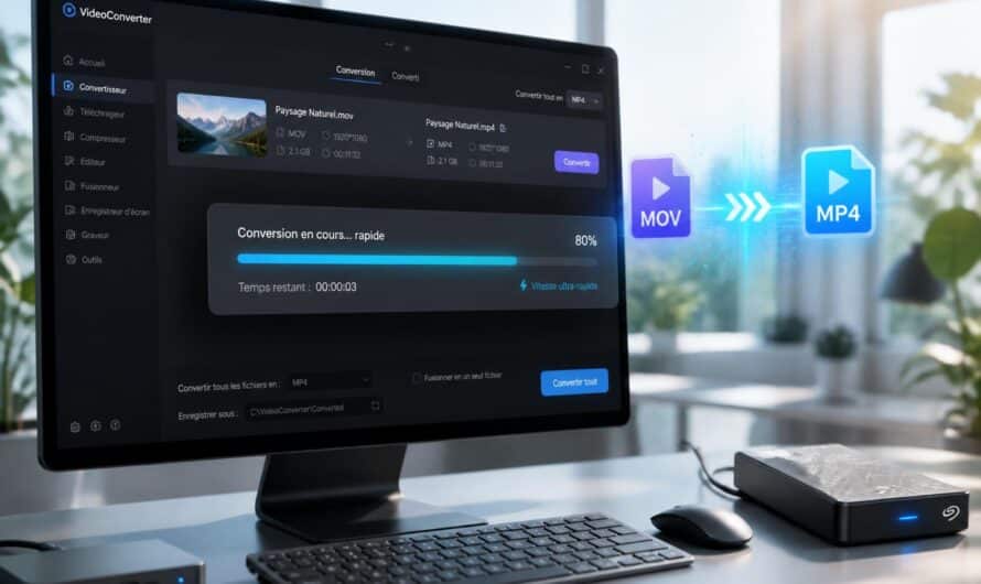 Convertir un fichier MOV en MP4 rapidement et sans perte