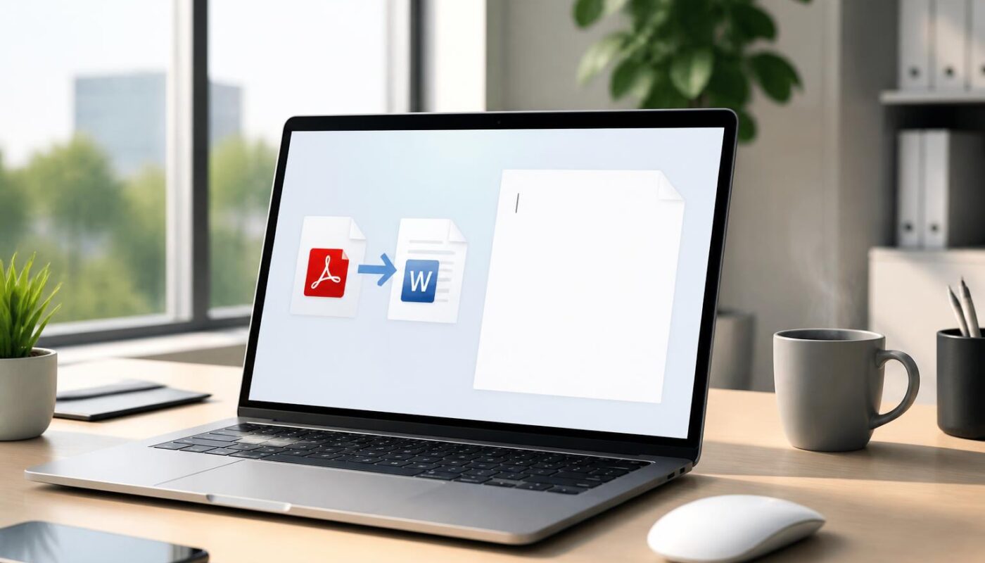 convertissez facilement votre fichier pdf en document word modifiable en ligne, rapidement et sans installation de logiciel.