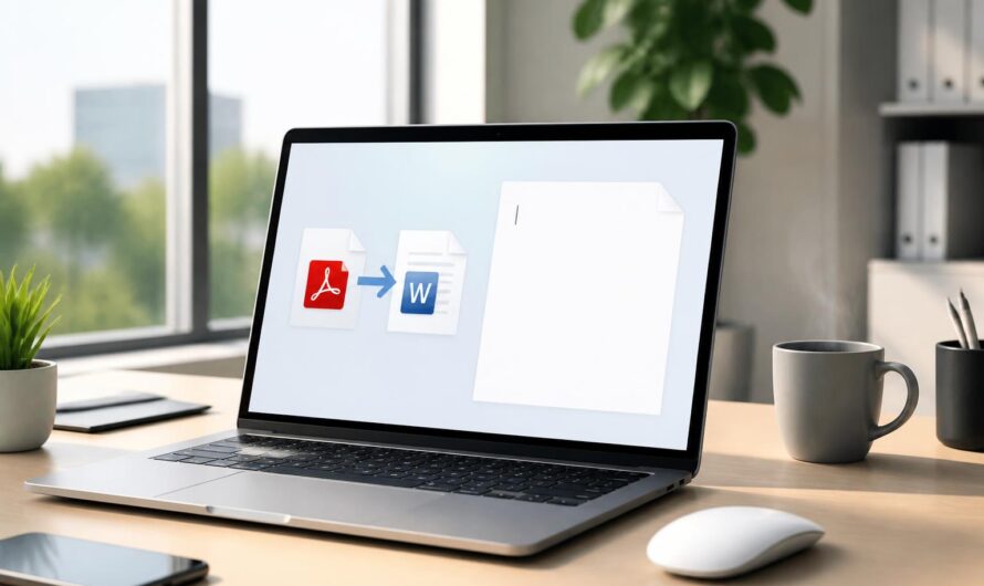 Convertir un fichier PDF en Word modifiable en ligne