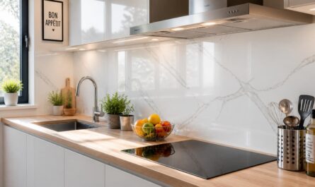 découvrez notre crédence autocollante, la solution simple et rapide pour redécorer votre cuisine avec style et sans travaux.