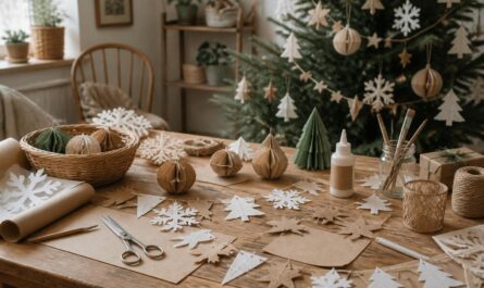 découvrez nos tutoriels pour créer des décorations de noël en papier, simples et écologiques, pour une fête respectueuse de l'environnement.