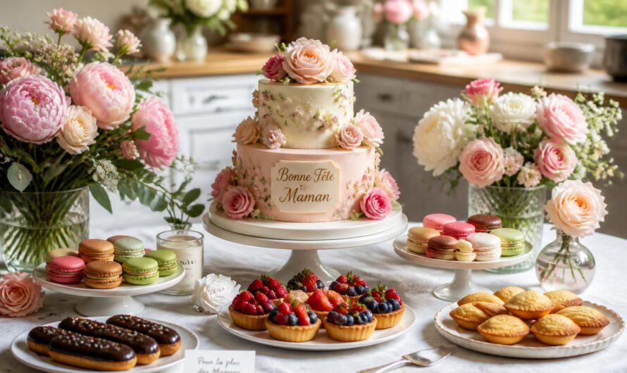 Délices sucrés pour célébrer la fête des mères