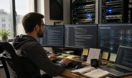 découvrez le rôle essentiel du développeur back-end, pilier de l'infrastructure web moderne, garant de la performance, de la sécurité et de la robustesse des applications en ligne.
