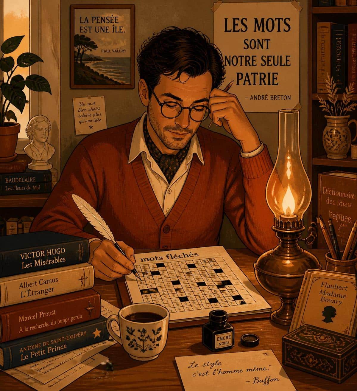 découvrez l'auteur français célèbre souvent recherché dans les mots fléchés et enrichissez votre jeu avec des indices précis et passionnants.
