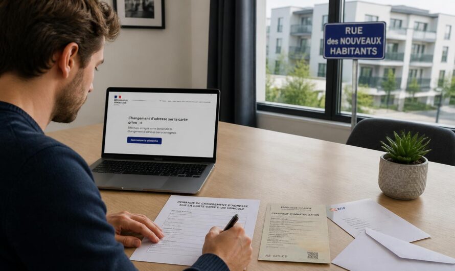 Faut il changer l&rsquo;adresse de sa carte grise si on déménage
