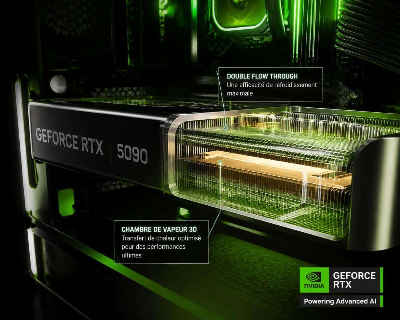 d&eacute;couvrez la nvidia geforce rtx 5090, une r&eacute;volution technologique qui offre des performances in&eacute;gal&eacute;es pour une exp&eacute;rience de jeu immersive et fluide.