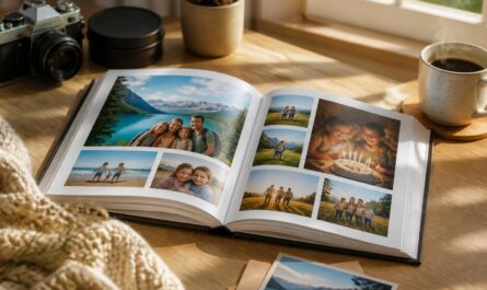 créez un livre photo pour immortaliser et conserver vos souvenirs précieux de manière élégante et personnalisée.