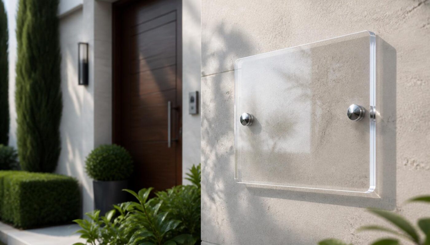 découvrez nos conseils pratiques pour choisir et installer votre plaque d'adresse en plexi, alliant design et durabilité pour embellir votre entrée.