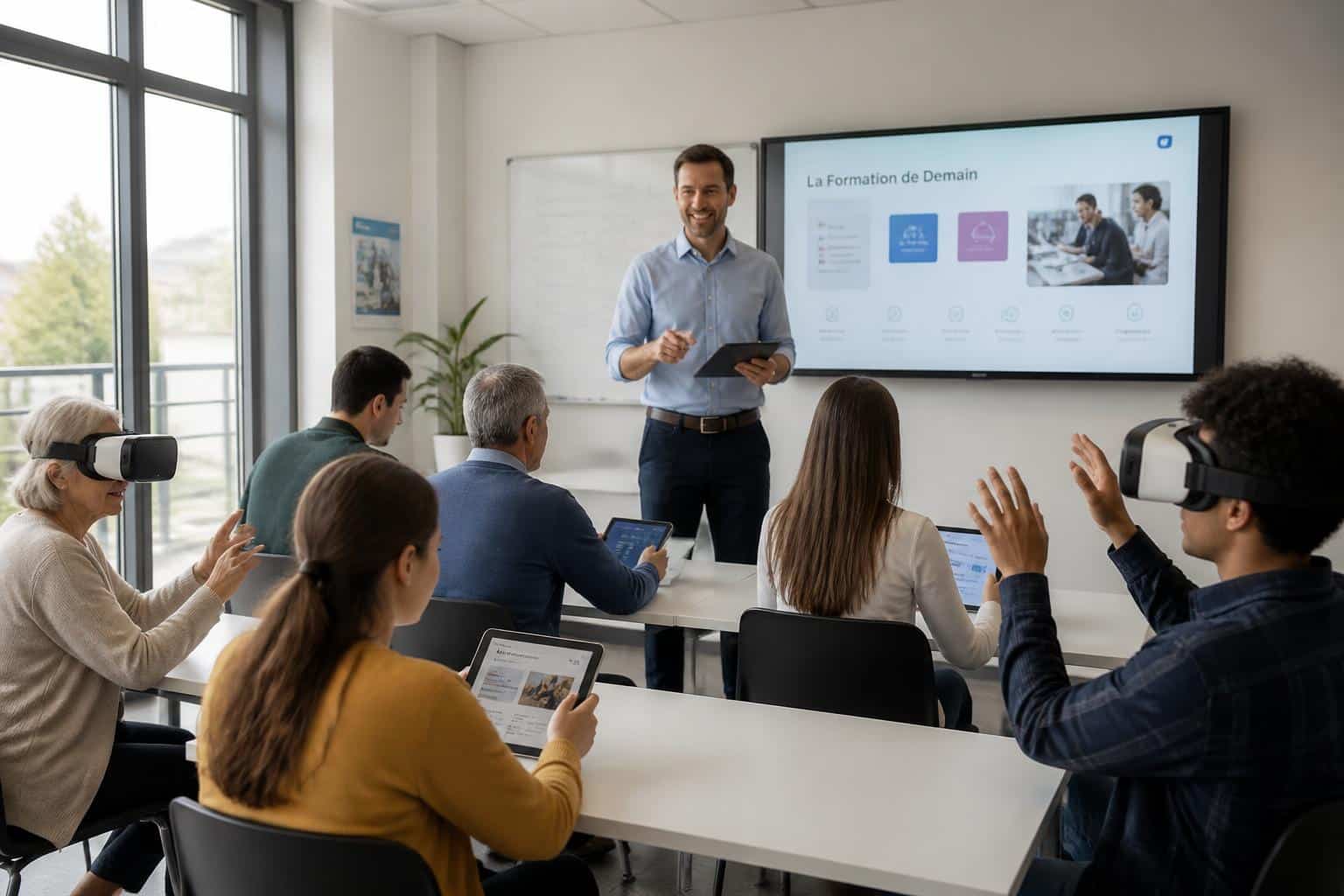 d&eacute;couvrez comment l'apprentissage num&eacute;rique transforme la formation et pr&eacute;pare efficacement la main-d'&oelig;uvre de demain aux d&eacute;fis du futur.