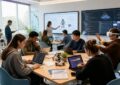 découvrez comment l'apprentissage numérique transforme la formation professionnelle pour préparer efficacement la main-d'œuvre de demain.